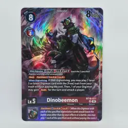 Dinobeemon BT16-077 Super Rare Limited Card Pack Another Knight Digimon TCG - Image 1