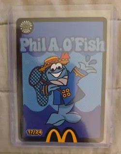 McDonalds Cards 2026 Number 17 Phil A. O'Fish Card Unredeemed Trading Food 17/24 - Image 3