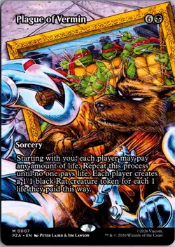 Plague of Vermin (Borderless) M Teenage Mutant Ninja Turtles Source Material 7 N - Image 1