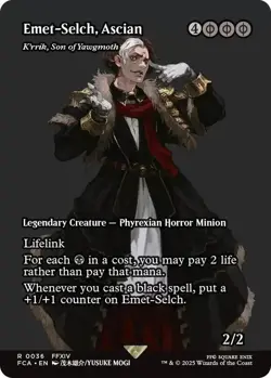 Emet-Selch Ascian - Showcase - MtG Final Fantasy - NM - - Image 1