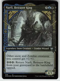Narfi, Betrayer King (Showcase) Foil U Kaldheim 329 MTG - Image 1