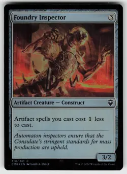 Foundry Inspector Foil C Commander Legends 310 MTG - Image 1