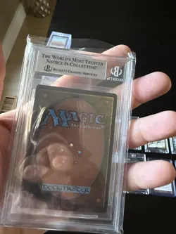 Necropotence Ice Age MTG ice age magic the gathering Beckett grade 8.5 Legacy - Image 2