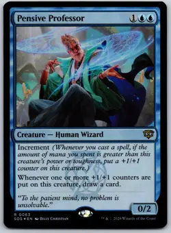 Pensive Professor Foil R Secrets of Strixhaven 63 NM - Image 1