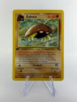 1999 Pokemon Fossil 1st Edition Kabuto #50/62 - Image 1
