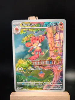 Simisear 100/086 Illustration Rare - Pokemon SV: White Flare English NM - Image 1