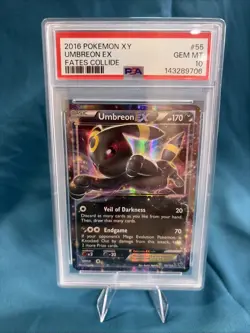 2016 Pokemon XY Fates Collide Umbreon EX #55 PSA 10 GEM MINT - Image 1