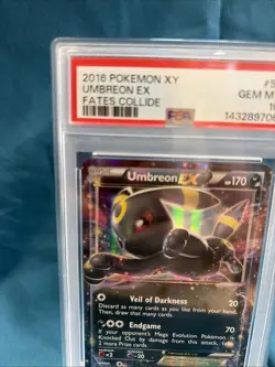 2016 Pokemon XY Fates Collide Umbreon EX #55 PSA 10 GEM MINT - Image 2