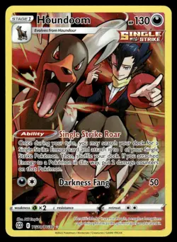 2022 Sword & Shield Series - Brilliant Stars - Trainer Gallery Houndoom Rare - Image 1
