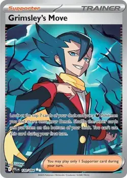 Grimsley's Move (#120/094) - Holofoil ME - Phantasmal Flames NM Pokemon - Image 1