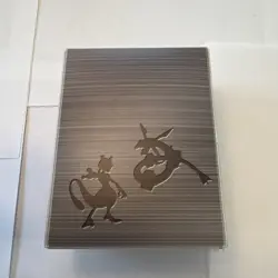 Vintage 2005 Japanese Pokemon TCG EX Delta Species Deck Box w/ Rayquaza & Mewtwo - Image 3