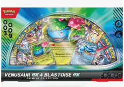 Venusaur ex Blastoise ex Premium Collection GameStop Exclusive - Pokemon TCG NEW - Image 1