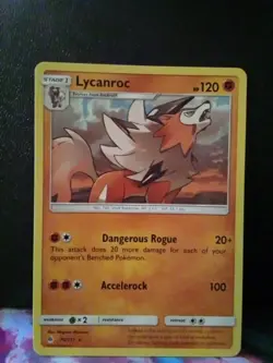 LYCANROC 76/131 R FORBIDDEN LIGHT POKEMON NM - Image 1