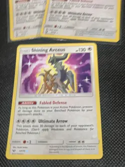 Shining Arceus 57/73 Shining Shining Legends Pokemon NM - Image 2