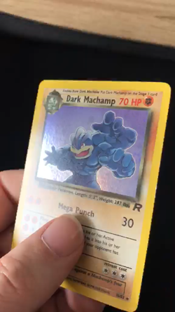 Pokemon TCG Dark Machamp Rare Holo 10/82 Team Rocket LP/NM Condition WOTC 2000 - Image 2