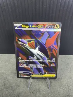 Mega Latias ex 163/132 Me01: Mega Evolution Full Art Ultra Rare Pokemon TCG NM - Image 1