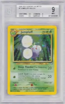 JUMPLUFF POKEMON NEO GENESIS BGS #0016838209 GRADED MINT 9 2000 - Image 1