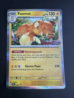 Pawmot - SVP 006 Black Star Promo Scarlet & Violet Prerelease (Pokemon) Holo - Image 1