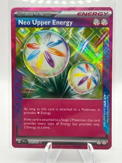 Neo Upper Energy - Pokemon - SV05: Temporal Forces - Holo - 162/162 NM - Image 1