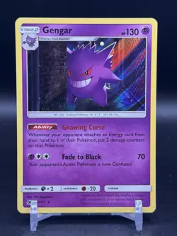 Pokemon Gengar 38/111 Sm-Crimson Invasion Holo Rare English NM- - Image 1