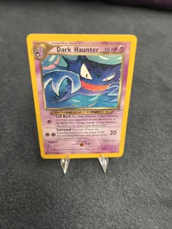 2000 Pokemon Dark Haunter 36/82 Team Rocket Uncommon Vintage WOTC LP - Image 2