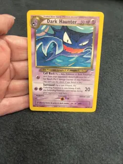 2000 Pokemon Dark Haunter 36/82 Team Rocket Uncommon Vintage WOTC LP - Image 3