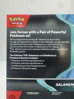 Pokemon TCG Salamence ex & Reshiram ex Premium Collection Box Sealed New - Image 3