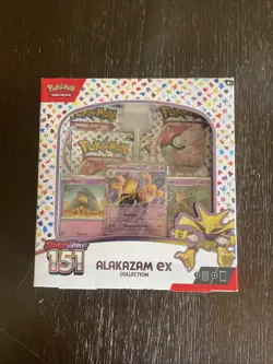 Pokemon TCG: Scarlet & Violet 151 Alakazam ex Collection Box Factory Sealed - Image 1