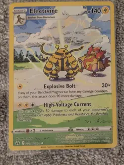 Pokemon Crown Zenith Electivire GG08/GG70 Galarian Gallery Near Mint - Image 1