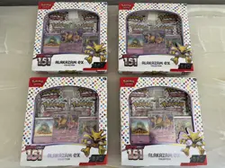 4 Pokemon Alakazam EX TCG Scarlet and Violet 151 Collection Box - Image 2