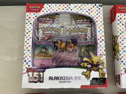 4 Pokemon Alakazam EX TCG Scarlet and Violet 151 Collection Box - Image 3