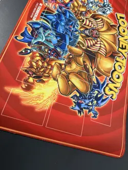 Yu-Gi-Oh Playmat - Looney Tunes - Zoned - Dark Magician , Slider, Ra, Blue Eyes - Image 2