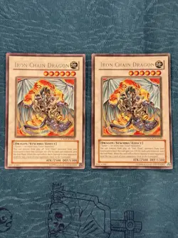 YuGiOh! CSOC-EN040 Unlimited - Iron Chain Dragon (Rare - MP) - Pair - Image 1