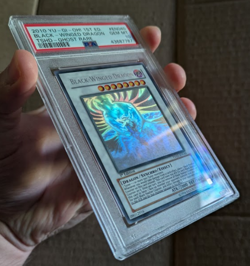 Yu-Gi-Oh Black-Winged Dragon 2010 TSHD-EN040 Ghost Rare 1st Edition PSA 10 - Image 2