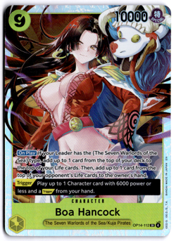 Boa Hancock OP14-112 Super Rare The Azure Sea’s Seven One Piece English NM - Image 1