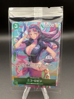 Nico Robin P-111 P ASIA PROMO One Piece Mini-tin Pack Set vol.2 Japanese SEALED - Image 1