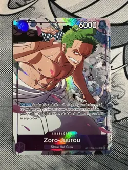 Zoro-Juurou OP09 ST18-004 Treasure Rare - One Piece TCG English NM/M Alt Art - Image 1