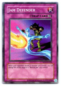 YuGiOh Retro Pack 2 Jam Defender #RP02-EN036 Super Rare - Image 1