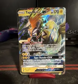 The Pokemon Company Tapu Koko GX Ultra Rare Holo 47/145 EN - Image 1