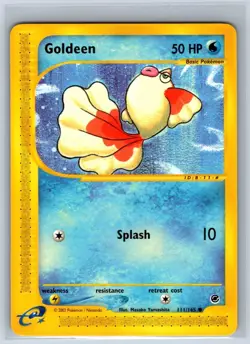 Pokemon Goldeen E-Series Expedition Base 111/165 NM - Image 1
