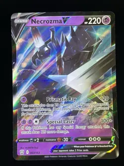 Holo Necrozma V 063/163 Ultra Rare Battle Styles Pokemon TCG - Image 1