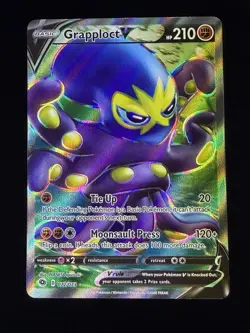 Grapploct V 072/073 Rare Ultra Champion's Path Pokemon Near Mint - Image 1