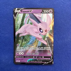 Espeon V SWSH201 Holographic Black Star Promo Pokemon TCG NM - Image 1