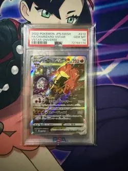 2022 Pokemon Japanese VStar Universe CHARIZARD VSTAR 212/172 SAR PSA 10 GEM MINT - Image 1
