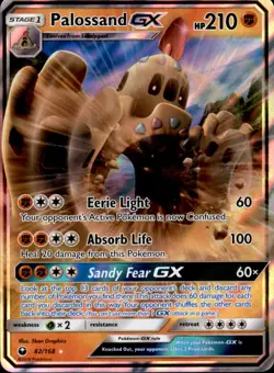 Palossand GX 82/168 Holo - Pokemon SM - Celestial Storm - NM - Image 1
