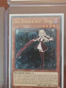 Yugioh Sky Striker Ace - Roze Starlight Rare IGAS-EN020 & 3 Ultimate Rare Rayes! - Image 3