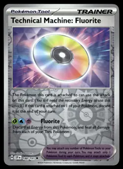 Technical Machine: Fluorite 188/191 Surging Sparks Pokemon Reverse Holo NM - Image 1