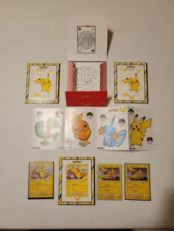 🔥 Lot of Pokemon 25th Anniversary Pikachu HOLO McDonalds Promo and Pikachu's 🔥 - Image 1