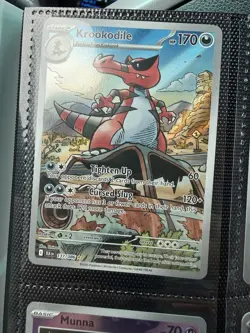 Pokemon Krookodile 137/086 Sv: Black Bolt Holo Illustration Rare 170 HP Stage 2 - Image 2