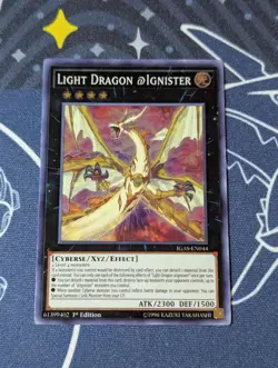 Light Dragon @Ignister - IGAS-EN044 - Super Rare (NM) - Yugioh - Image 1